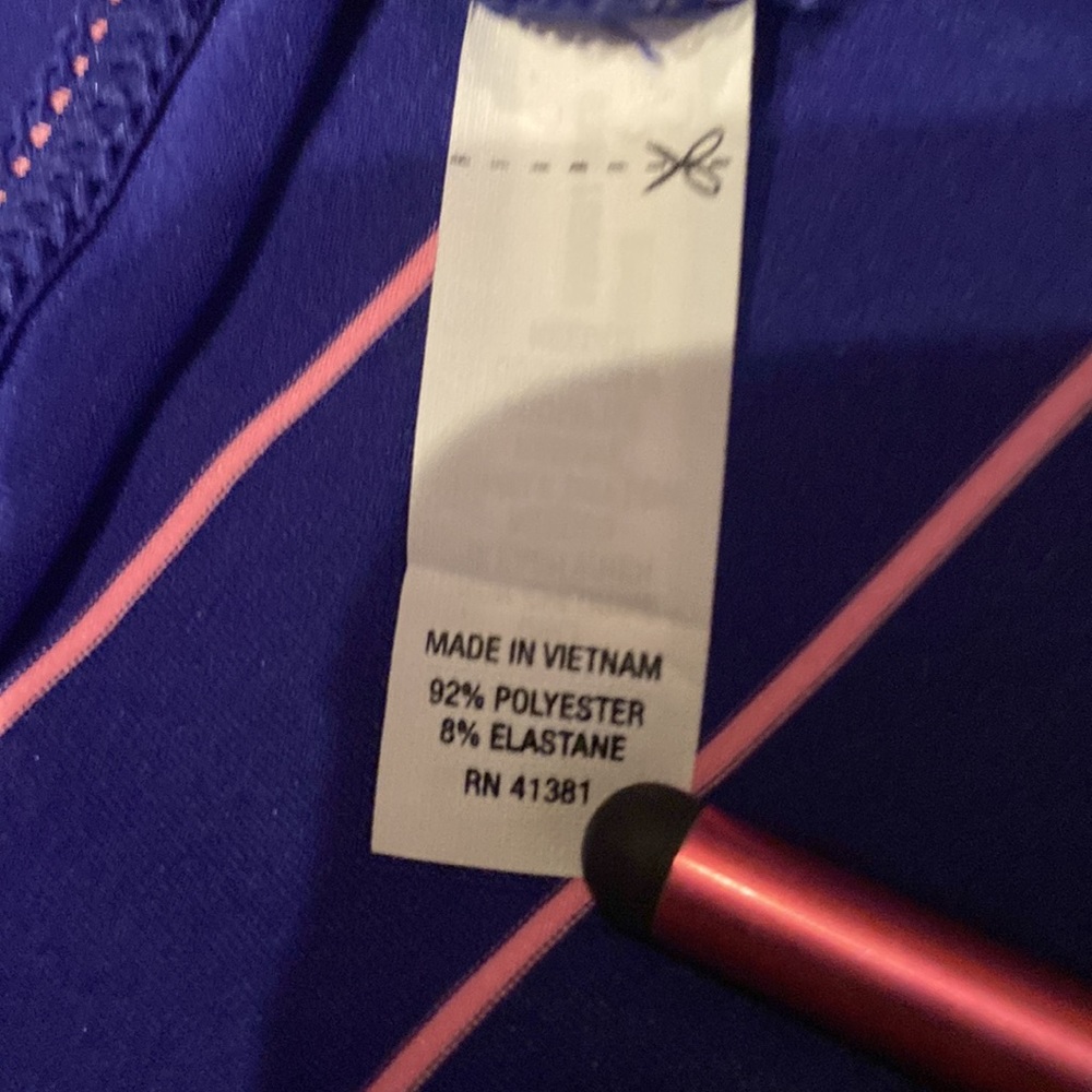 RLX RALPH LAUREN Size XL RRC (Rolling Rock Country Club) 4 Button Striped Polo - Picture 8 of 8